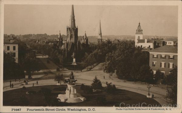 Fourteenth Street Circle Washington District of Columbia