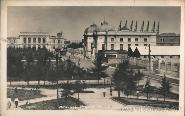 View of Square in Town Vera Cruz Mexico