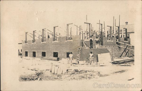 Brick Building Under Construction Sarasota Florida