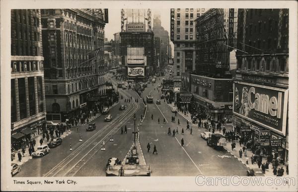 View of Times Square New York City