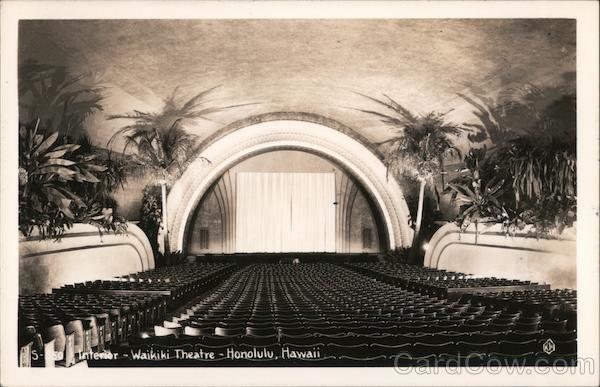 Interior - Waikiki Theatre Honolulu Hawaii