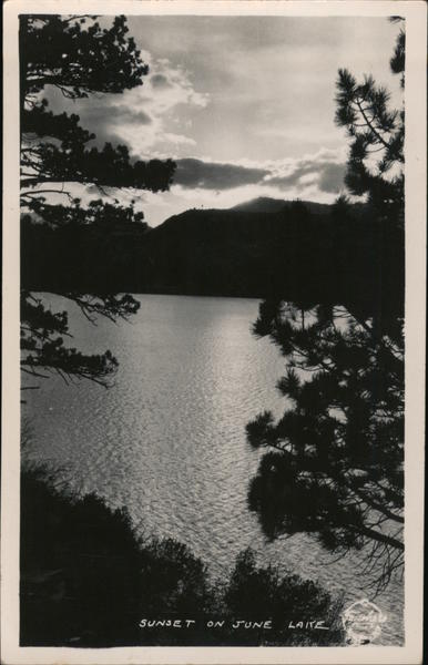 Sunset on June Lake California