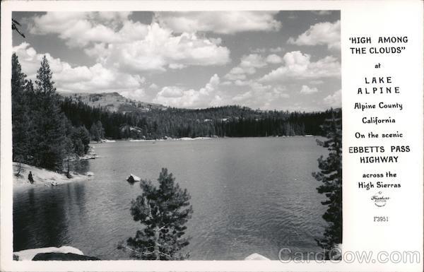 High Among the Clouds at Lake Alpine California