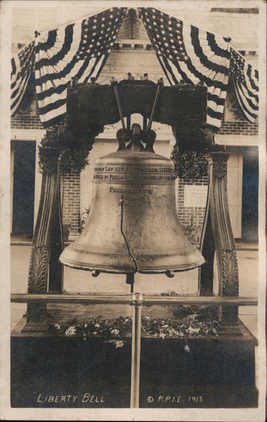 Liberty Bell at the Panama Pacific International Exhibition San Francisco California