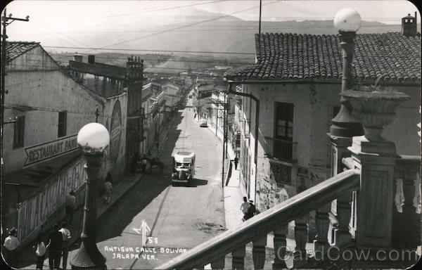 Antigua Calle Bouvar Jalapa Mexico