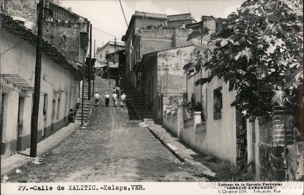 Calle de Xallitic Xalapa Mexico