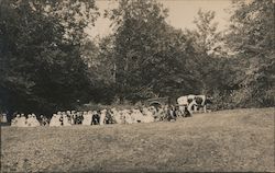 Bennington Pageant Actors Postcard