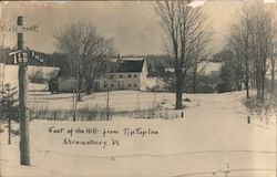 Foot of the Hill from TipTop Inn Postcard