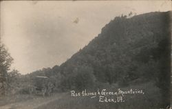 Pass Through Green Mountains Postcard