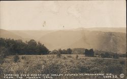 Looking Over Deerfield Valley Toward Mt. Monadnock Postcard