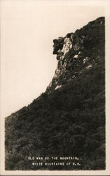 Old Man of the Mountain Postcard