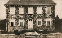 Old Masonic Lodge Postcard