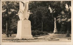 Colin Kelly and Confederate Monuments Postcard