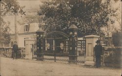 National Cemetery Gates Greeneville, TN Postcard Postcard Postcard