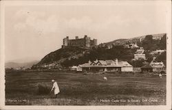 Harlech Castle From St. David's Golf Course Wales Postcard Postcard Postcard