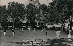 Eighteen Hole Putting Green The Samoset Postcard