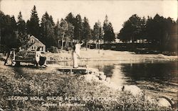 Second Hole, Shore Acres Golf Course Sebasco Estates, ME Postcard Postcard Postcard