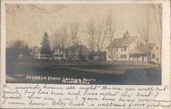 Johnson Place Looking North Tolland, CT Postcard Postcard 