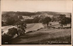 St. Boswells Golf Course Melrose, UK Scotland Postcard Postcard Postcard