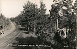 Brockway Mountain Drive, Lake Bailey Postcard