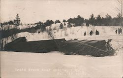 Train Wreck Near Antiam Antrim, NH Postcard Postcard Postcard