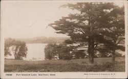 Fort Meadow Lake Marlboro, MA Postcard Postcard Postcard