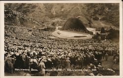 Hollywood Bowl California Postcard Postcard Postcard