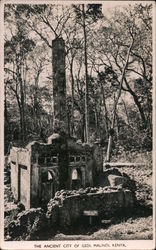 The Ancient City of Gedi Postcard