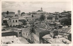 General View of Zanzibar Postcard