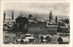 Minarets, La Grande Mosquée des Omeyyades Postcard