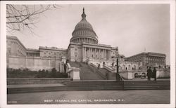 West Terrace, The Capitol Building Postcard