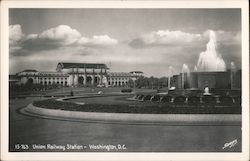 Union Railway Station Postcard