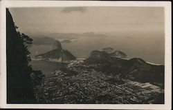 Bird's Eye View of Rio Rio de Janeiro, Brazil Postcard Postcard Postcard
