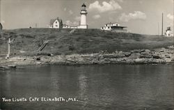 Two Lights Cape Elizabeth, ME Postcard Postcard Postcard