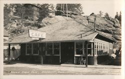 Brown Cabin Cafe Postcard