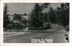 Entrance to Hospital Postcard