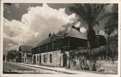 The Oldest House St. Augustine, FL Postcard Postcard Postcard