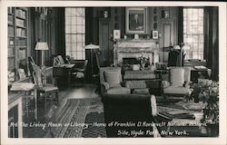 Interior, Franklin D. Roosevelt Home Hyde Park, NY Postcard Postcard Postcard