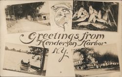 Greetings From Henderson Harbor Postcard