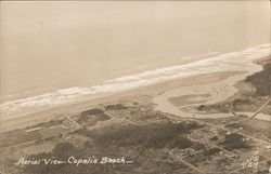 Aerial View, Copalis Beach Postcard