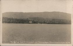 The Cedars From Steamer Eyelyn, Schroon Lake Postcard