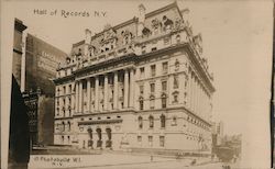 Hall of Records New York City, NY Postcard Postcard Postcard