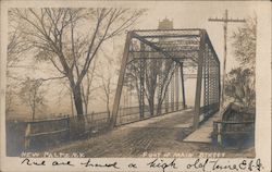 Bridge at the Foot of Main Street New Paltz, NY Postcard Postcard Postcard