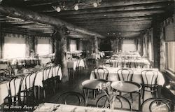 The Dining Room at Echo Lake Lodge Postcard