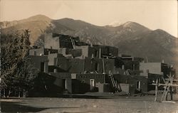 Adobe Building Taos, NM Postcard Postcard Postcard