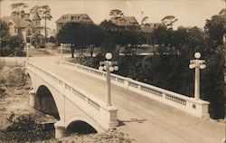 Bridge Built by Luten Bridge Company M.F. Plant The Belleview Hotel Postcard
