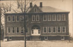 School Building, Built 1912 Postcard