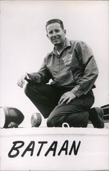 Captain of "Bataan" Duck Boat Postcard