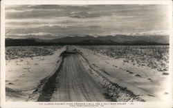 The Alaska Highway Here Crosses a Mile and a Half Wide Swamp Postcard