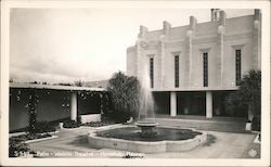 Patio of the Waikiki Theatre Postcard